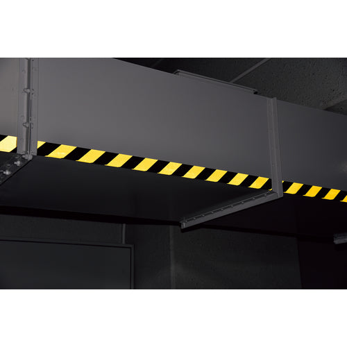 緑十字 反射トラテープ(ラインテープ) 黄/黒 TR3−B 45mm幅×10m 屋内用