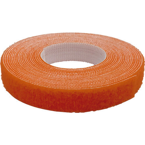 ユタカメイク マジックテープ 超薄型マジックバンド 10mm×3m オレンジ