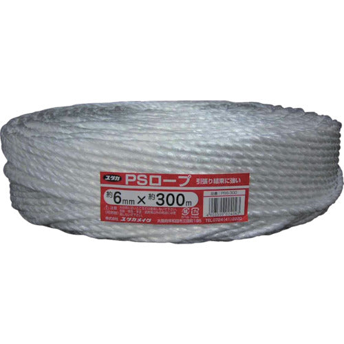 ユタカメイク ロープ PSロープ 6φ×300m