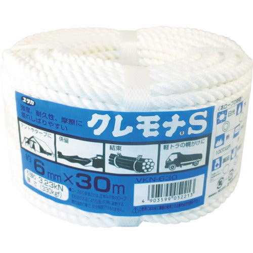 ユタカメイク ロープ ビニロンロープ万能パック 6φ×30m