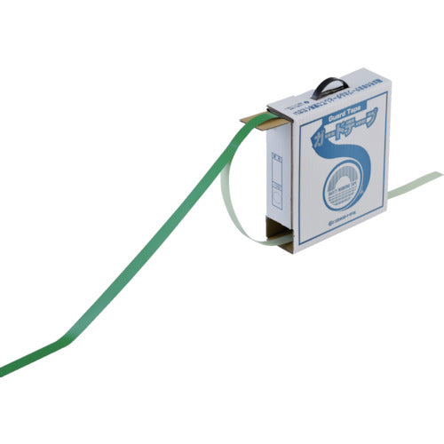 緑十字 ガードテープ(ラインテープ) 緑 GT−251G 25mm幅×100m 屋内用