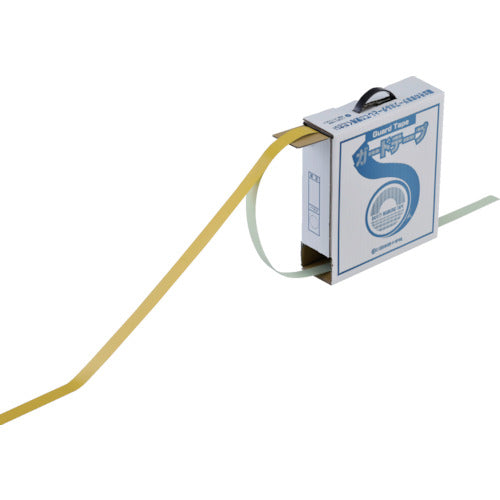 緑十字 ガードテープ(ラインテープ) 黄 GT−251Y 25mm幅×100m 屋内用