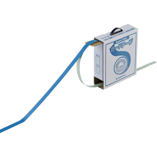 緑十字 ガードテープ(ラインテープ) 青 GT−251BL 25mm幅×100m 屋内用