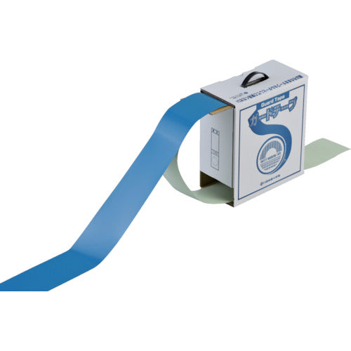 緑十字 ガードテープ(ラインテープ) 青 GT−101BL 100mm幅×100m 屋内用