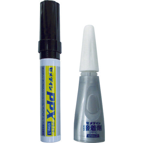 セメダイン PPXセット P6gセット(基材3g+ペン型プライマー3g)(一般用)(ポリオレフィン・難接着剤用瞬間接着剤) CA−522