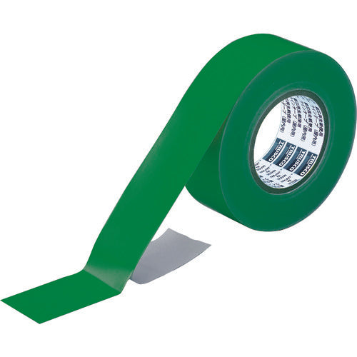 TRUSCO(トラスコ) ラインテープ 屋内用 幅50mmX長さ50m グリーン