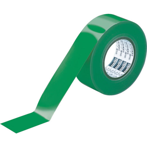 TRUSCO(トラスコ) ラインテープ ゴミゼロタイプ 幅50mm×長さ50m グリーン