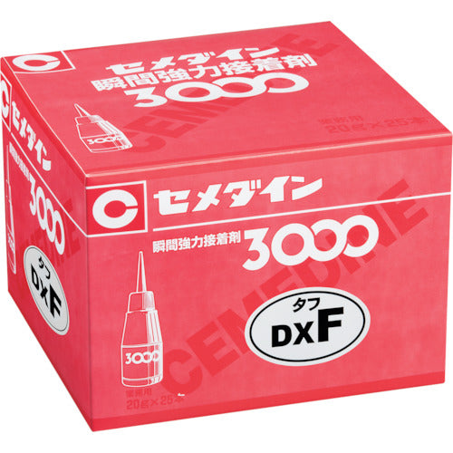 セメダイン 瞬間接着剤 3000DXF(高強度・耐衝撃タイプ) 20g AC−090