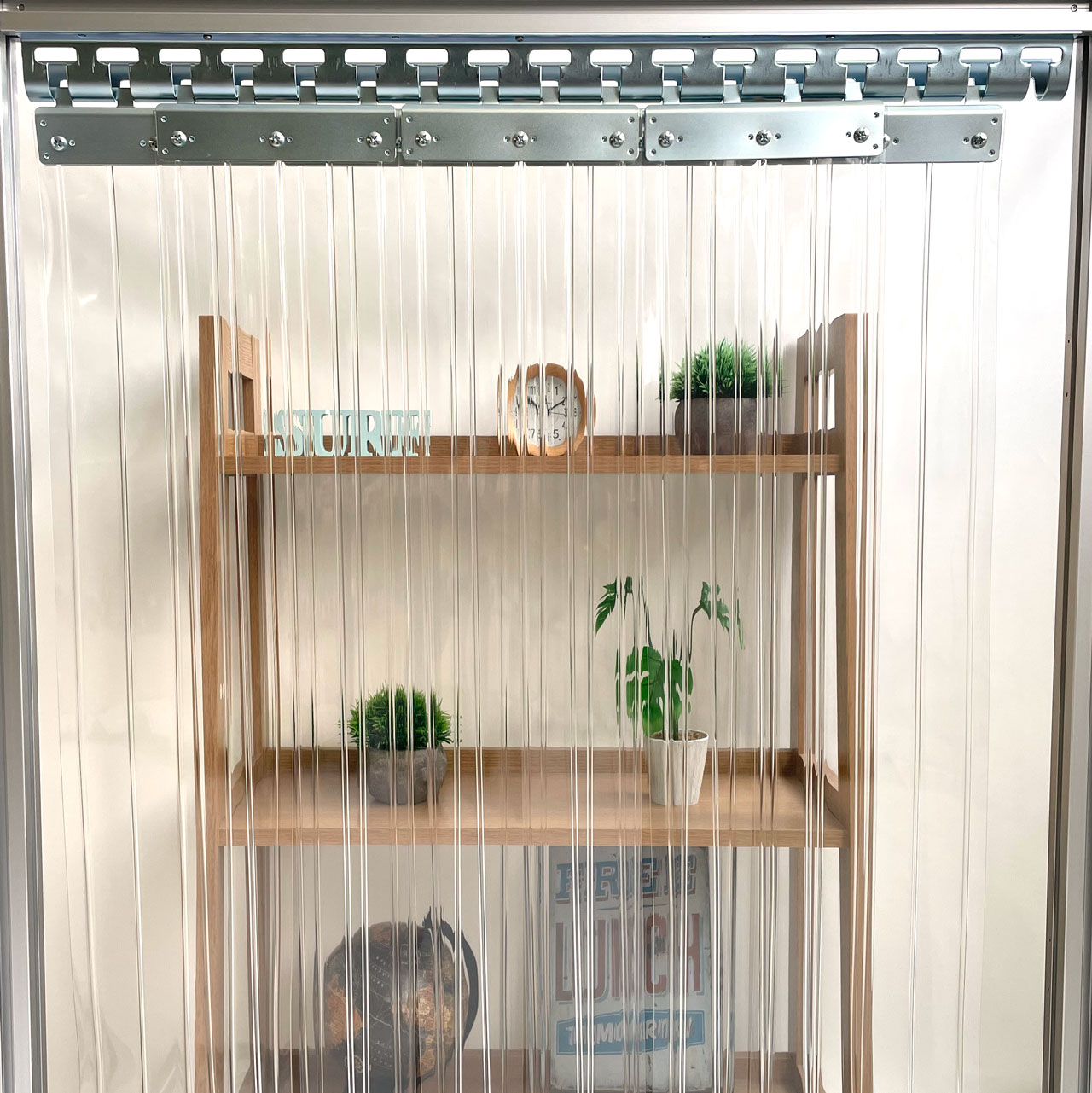 生地カットサンプル|ポインターズのれん【リブ】超耐寒透明