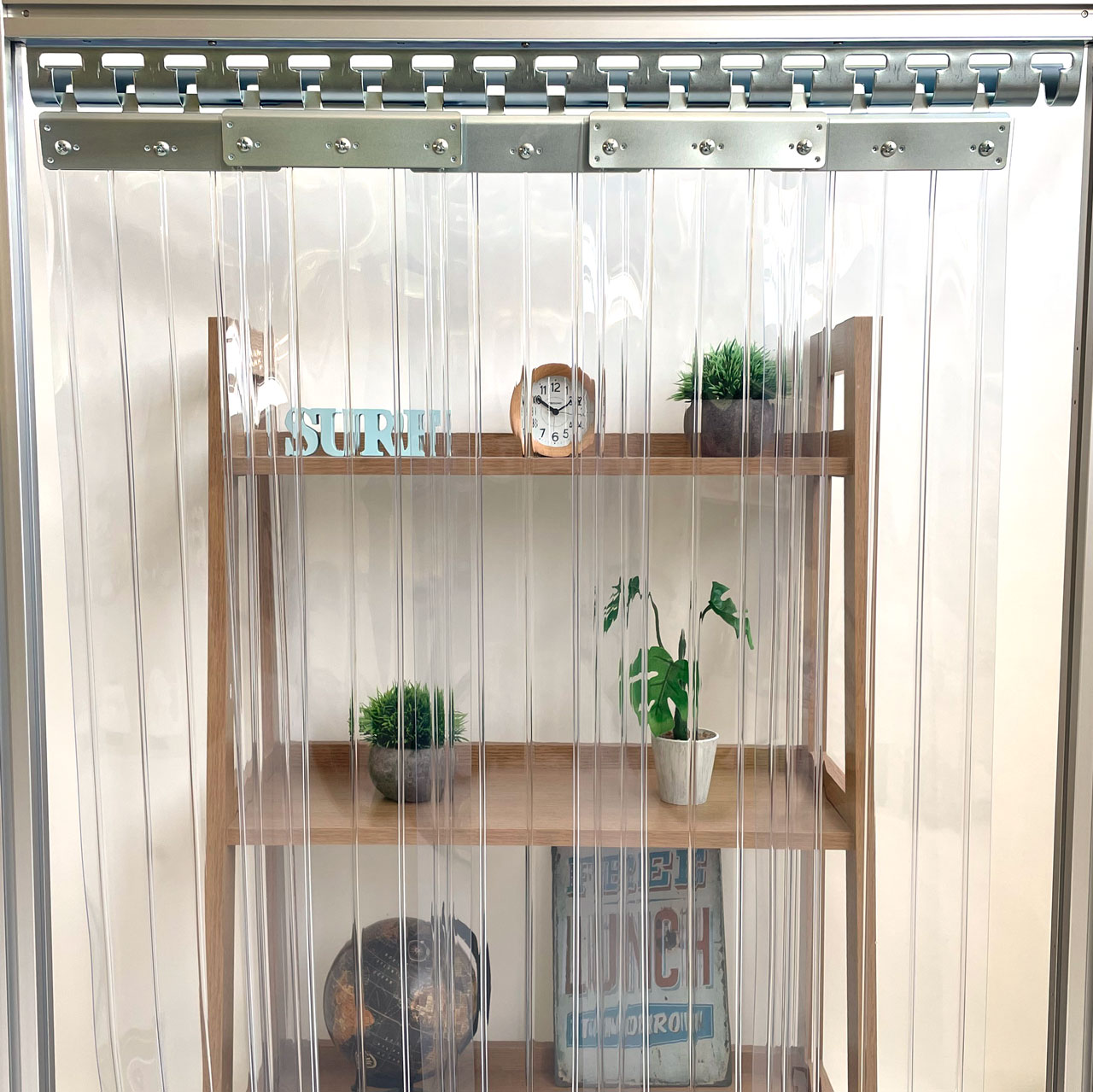 ポインターズのれん【リブ】帯電防止防炎