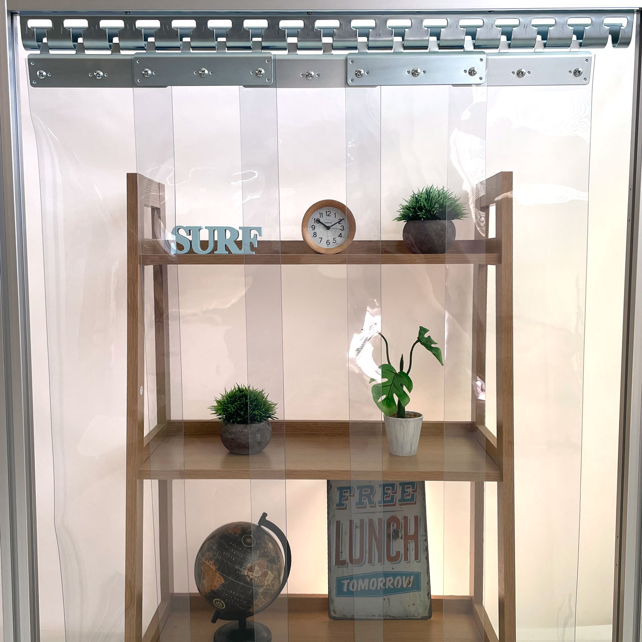 タカシートのれん【フラット】帯電防止透明