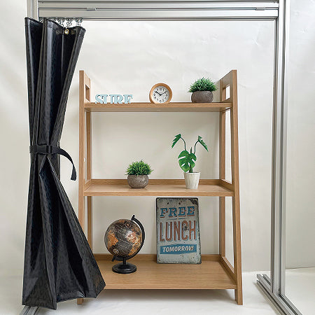 【防炎・デザイン】モノトーンヒョウ柄ターポリン レパード 0.43mm(VB-043NL)