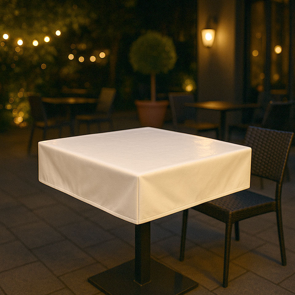 屋外テーブルビニールカバー製作・オーダーメイド