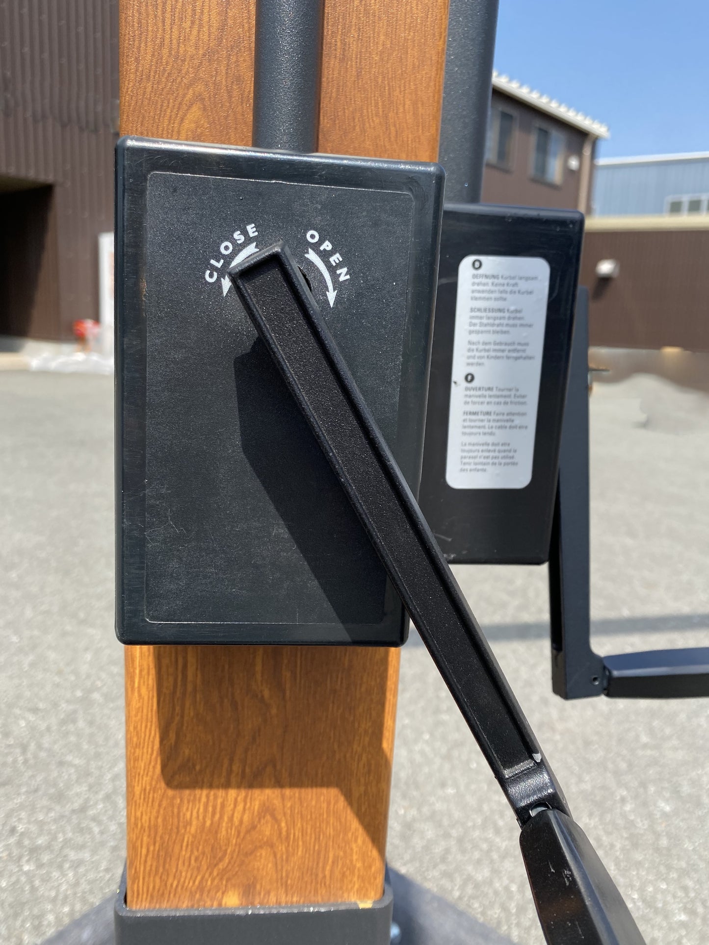 木調連結式パラソル 3m x 6m ウッドダブル(WD3060)【無料お見積り】