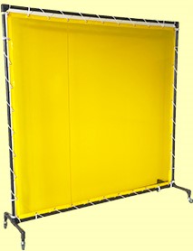 溶接遮光パーテーション(キャスタータイプ)シートセット