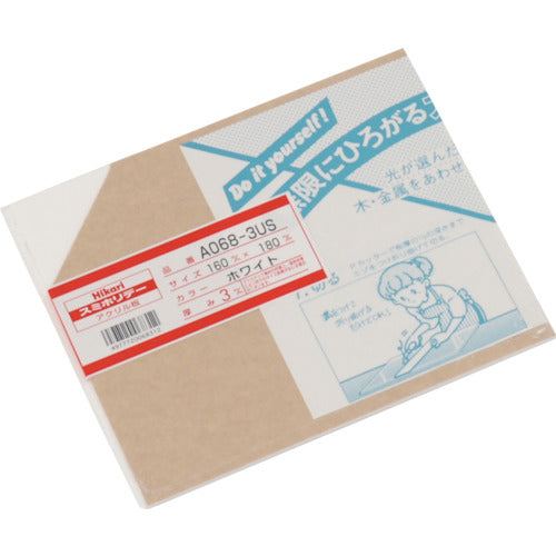 光 アクリル板(白) 3×160×180mm