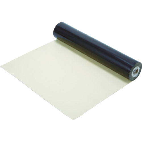 TRUSCO(トラスコ) 導電性ゴムマット(テーブル用)アイボリー1000mmX10mx2mm