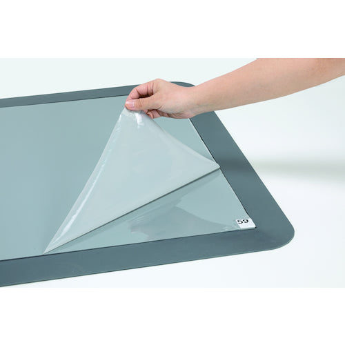 テラモト 粘着マットシートGY 600×900mm