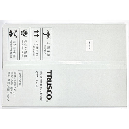 TRUSCO(トラスコ) 帯電防止粘着クリーンマット 600×900MM ブルー 1シート 60枚入