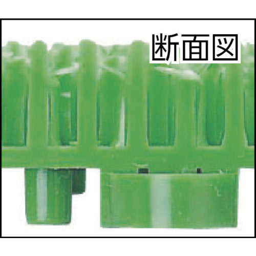 ワタナベ 人工芝 システムターフ 5cm×5cm コーナー グリーン 2個1Pk