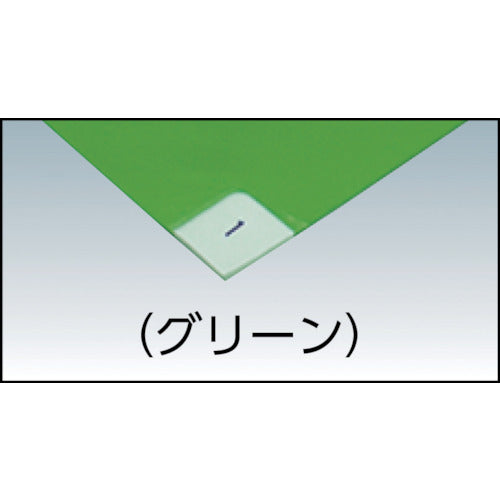 ブラストン 弱粘着マット 緑 (10枚入)