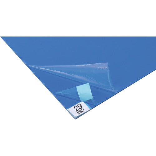 ブラストン 帯電防止粘着マット 青 (10枚入)