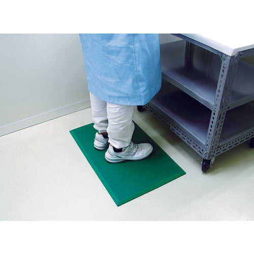 カーボーイ 足腰マット ESD Sサイズ グリーン