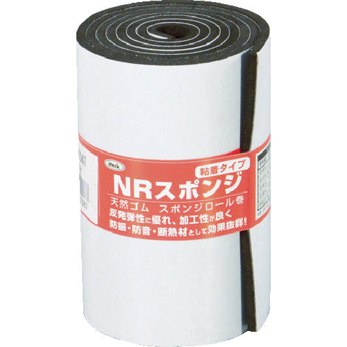 光 スポンジロール巻 100mmX1M 3t 黒