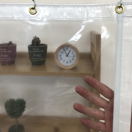 生地カットサンプル|VP-030HT ハイパーカーテン耐熱透明