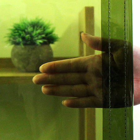 生地カットサンプル|VP-080OP オプトロンシート08防炎 グリーン