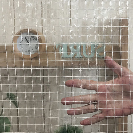 【非防炎・薄手・食品衛生規格】エコターポH-202 0.27mm 糸入り透明ビニール(VP-270E)