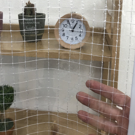 【非防炎・薄手・耐油】E-5530タイユW 0.3mm 糸入り透明ビニール(VP-300L)