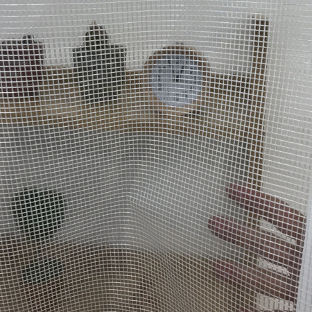 【防炎・薄手】380 0.38mm 糸入り透明ビニール(VP-380A)