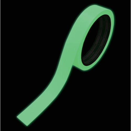 日東エルマテ 高輝度蓄光テープ JIS−JC級 0.3mm×19mm×5m グリーン