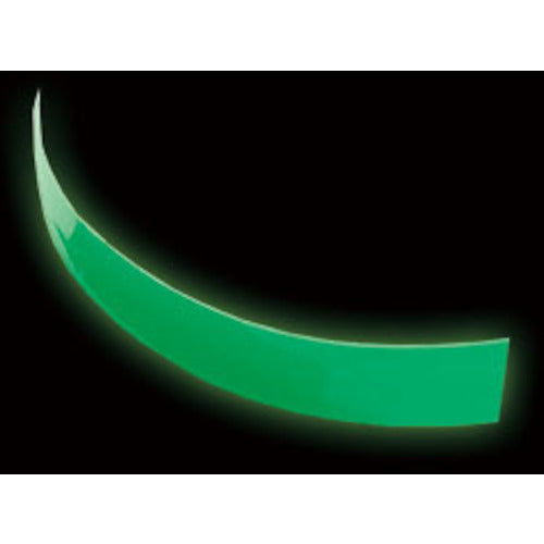 日東エルマテ 超高輝度蓄光テープ JIS−JD級 0.6mm×12mm×5m グリーン 