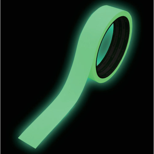 日東エルマテ 超高輝度蓄光テープ JIS−JD級 0.6mm×24mm×5m グリーン