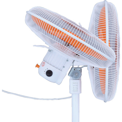 Suiden 工場扇 1本足スタンドタイプ フラミンゴファン ハネ45cm 100V