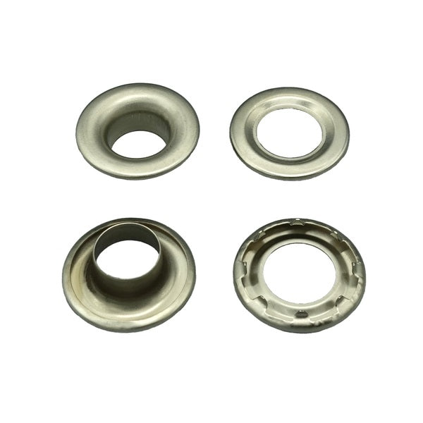 【強度MAX】真鍮ニッケルグロメット4番オスメス各700個セット