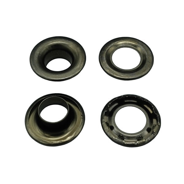 【強度MAX】真鍮黒ニッケルグロメット4番オスメス各700個セット