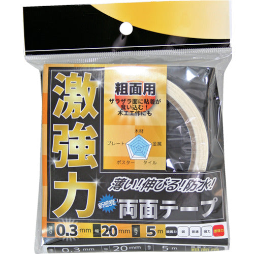 WAKI 激強力両面テープ 粗面用 20MM×5MM