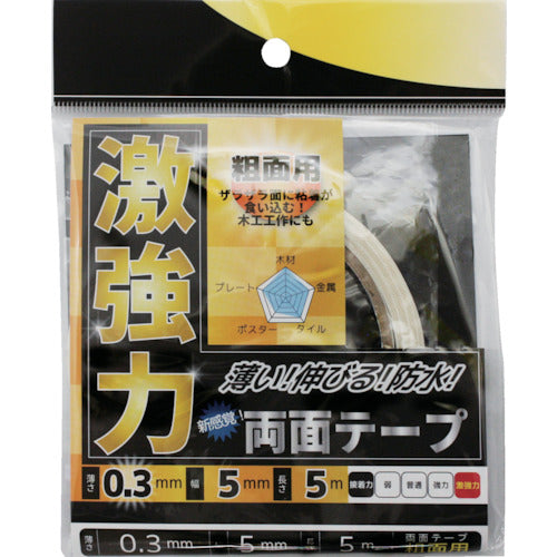 WAKI 激強力両面テープ 粗面用 5MM×5MM