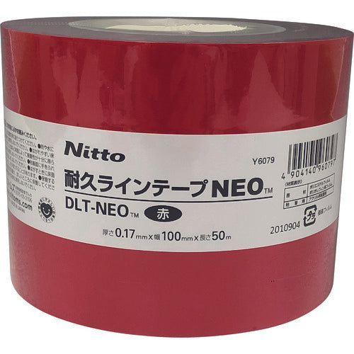 ニトムズ 耐久ラインテープDLT−NEO100x50赤