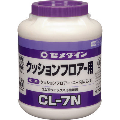 セメダイン CL7N 3kg（クッションフロア用 乳白色） LX−122