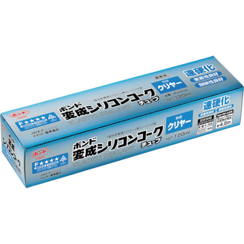 コニシ ボンド 変成シリコンコーク クリヤー チューブ 120ML ＃05804