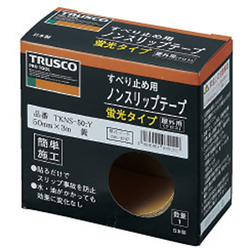 TRUSCO（トラスコ） 蛍光ノンスリップテープ 屋外用 25mmX3m 緑