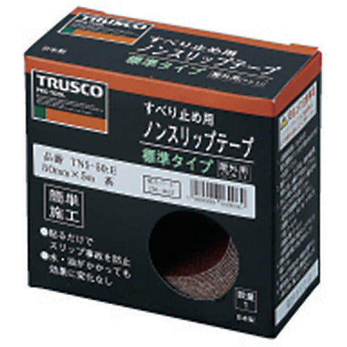 TRUSCO（トラスコ） ノンスリップテープ 屋外用 25mmX5m 黒