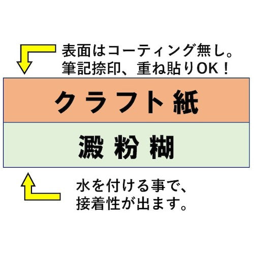 日本理化製紙 ガムテープ リカテープC70 75mm×180m