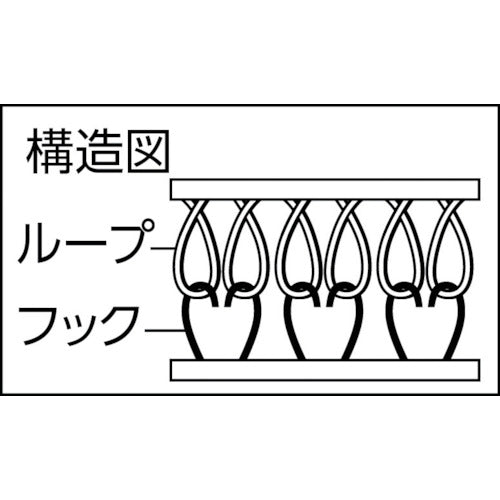 TRUSCO マジックテープ［［R下］］弱粘着幅25mmX長さ1m黒（1巻＝1セット）