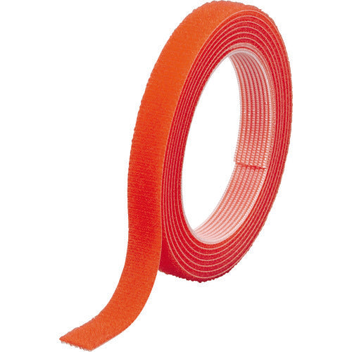 TRUSCO マジックバンド［［R下］］結束テープ両面幅10mm長さ1.5mオレンジ