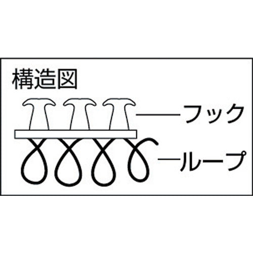 TRUSCO マジックバンド［［R下］］結束テープ両面幅10mm長さ1.5mオレンジ